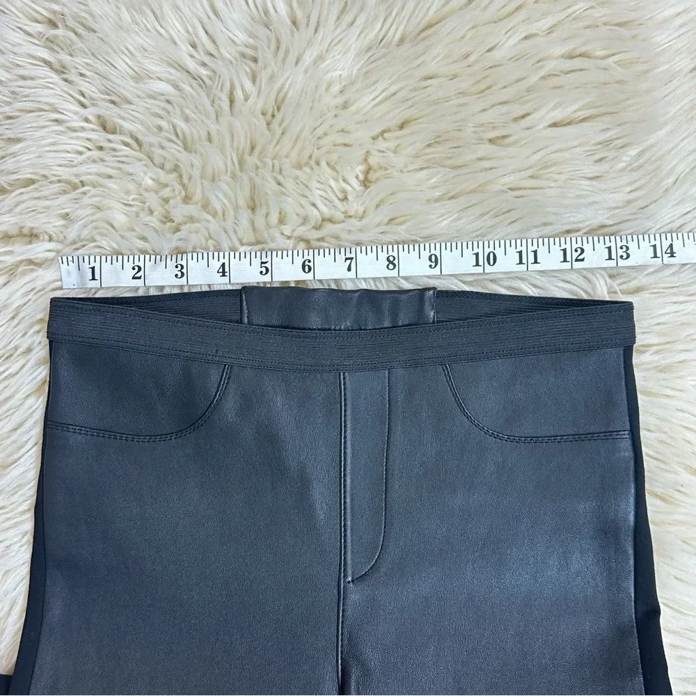 Neiman Marcus Black Leather Collection Leggings